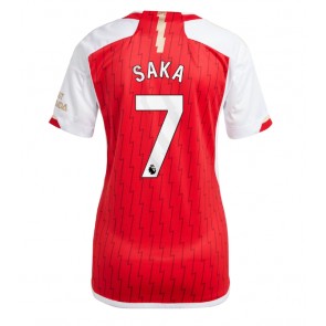 Lacne Ženy Futbalové dres Arsenal Bukayo Saka #7 2023-24 Krátky Rukáv - Domáci